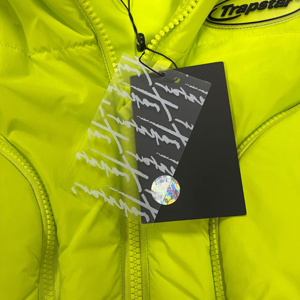 Colete Puffer Trapstar Irongate Lime Green