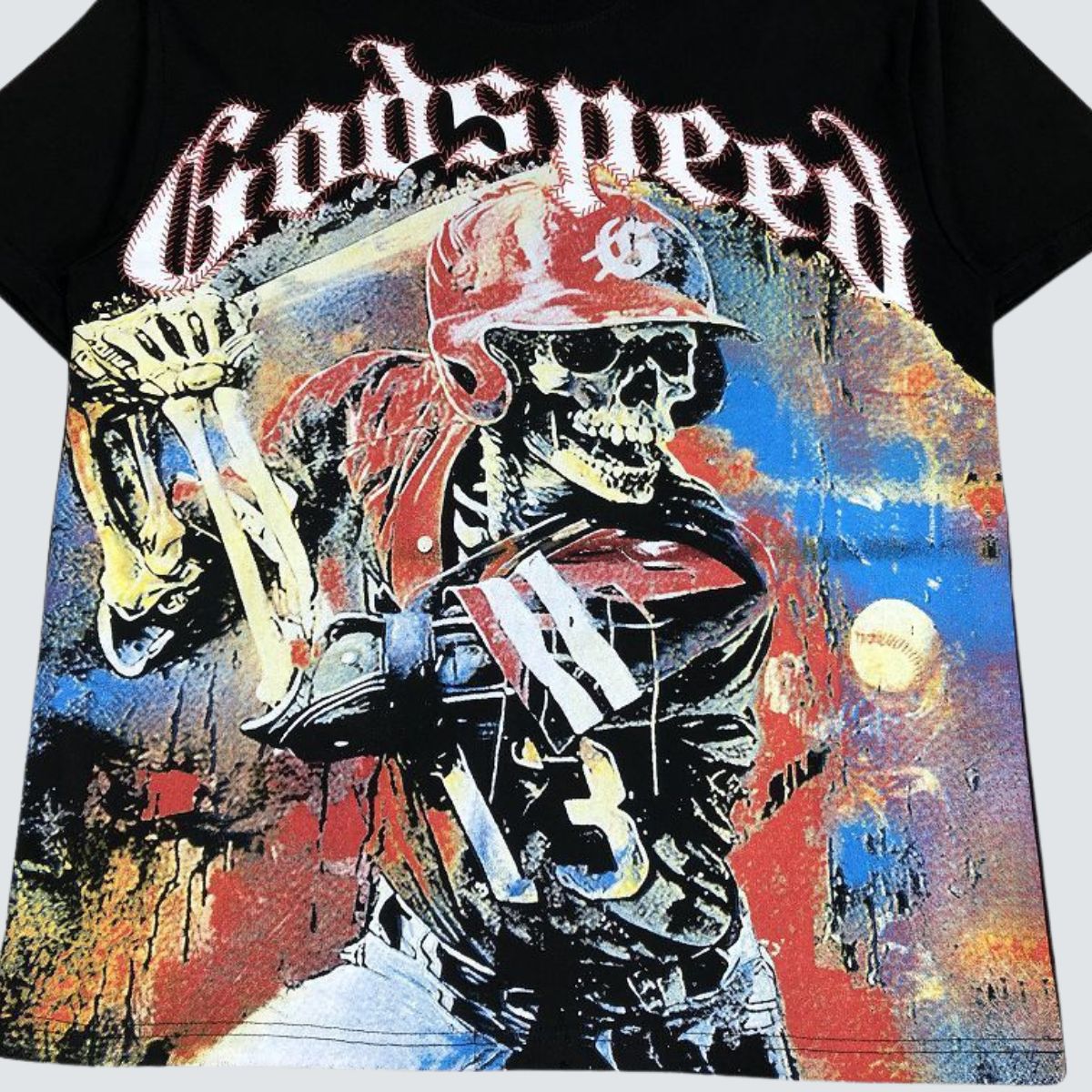 Camiseta Godspeed Baseball Black
