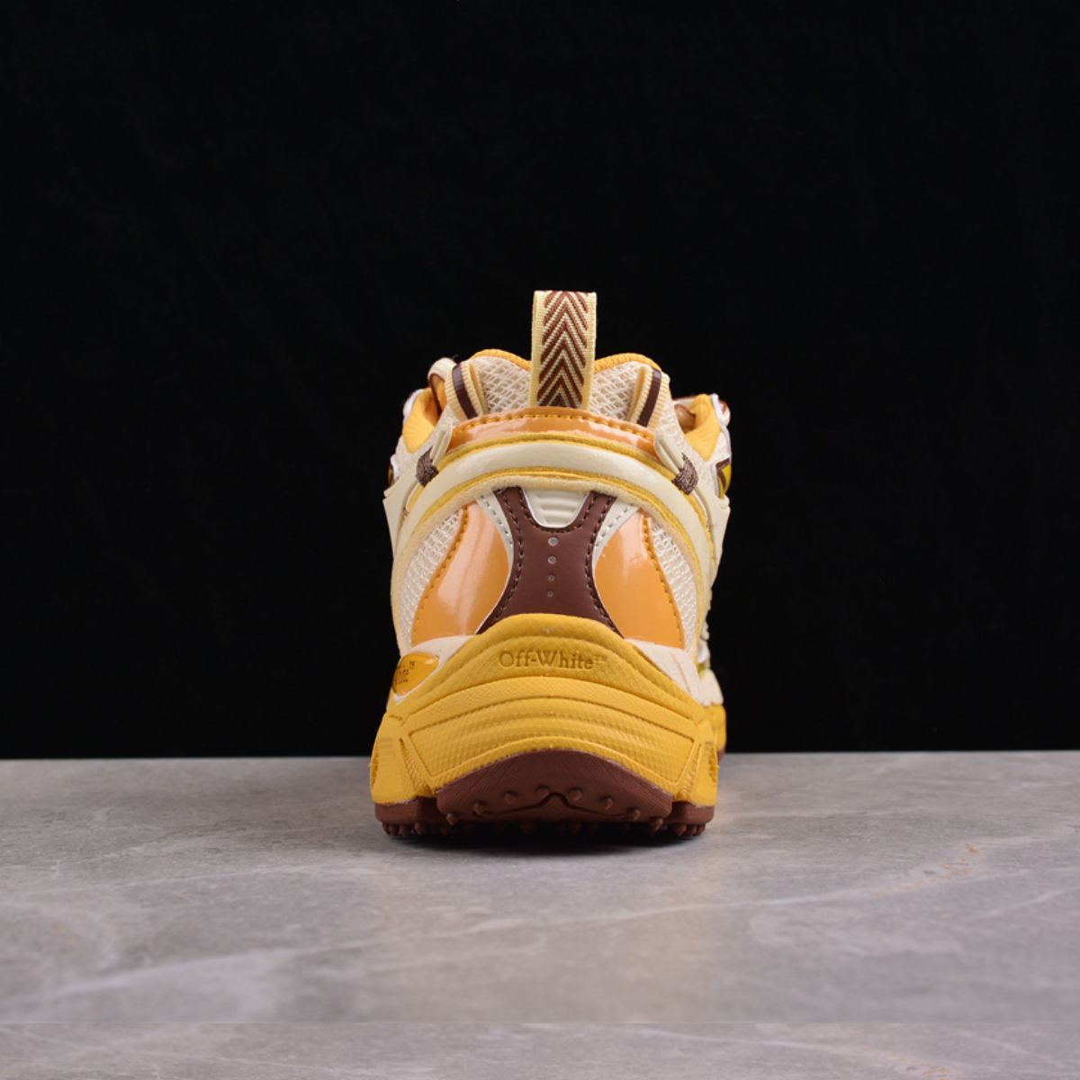 Off-White Be Right Back Yellow And Brown