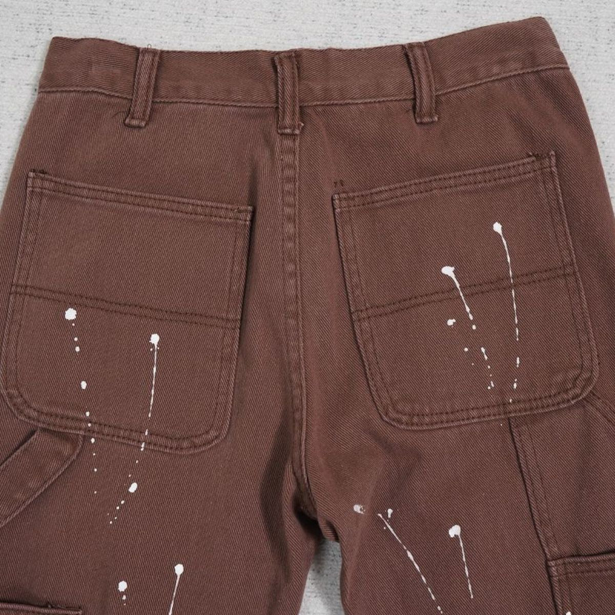 Gallery Dept Jeans Flare Brown Paint Splash