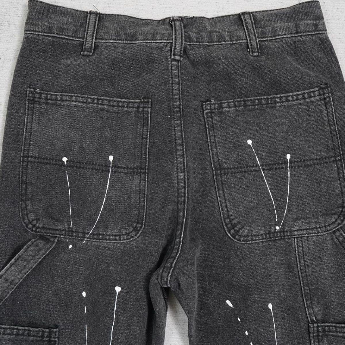 Gallery Dept Jeans Flare Black Paint Splash