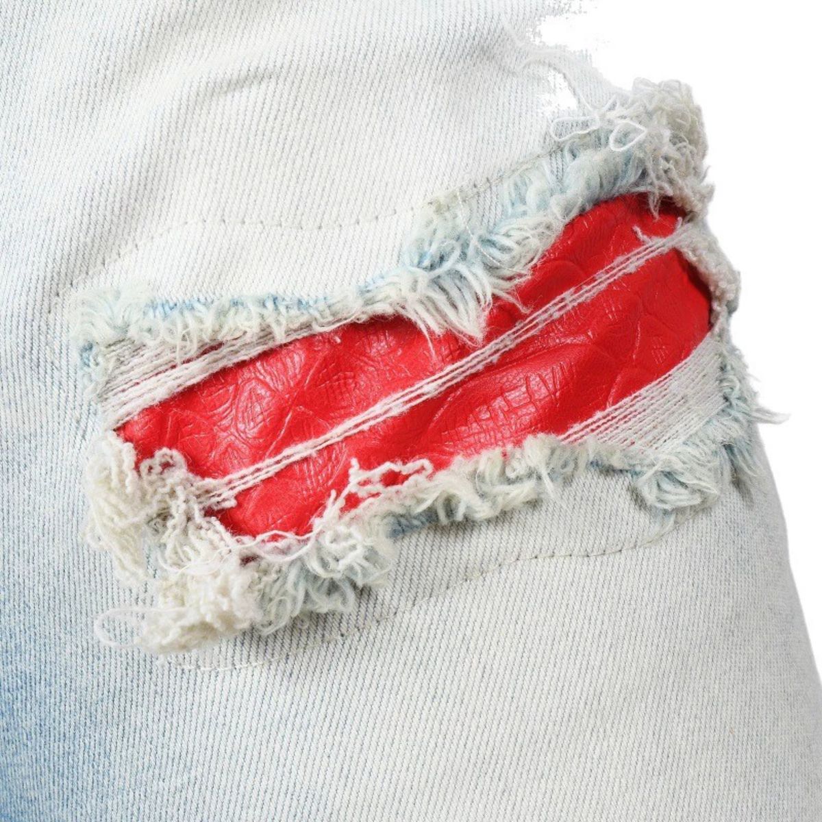 Amiri Jeans Snake Red
