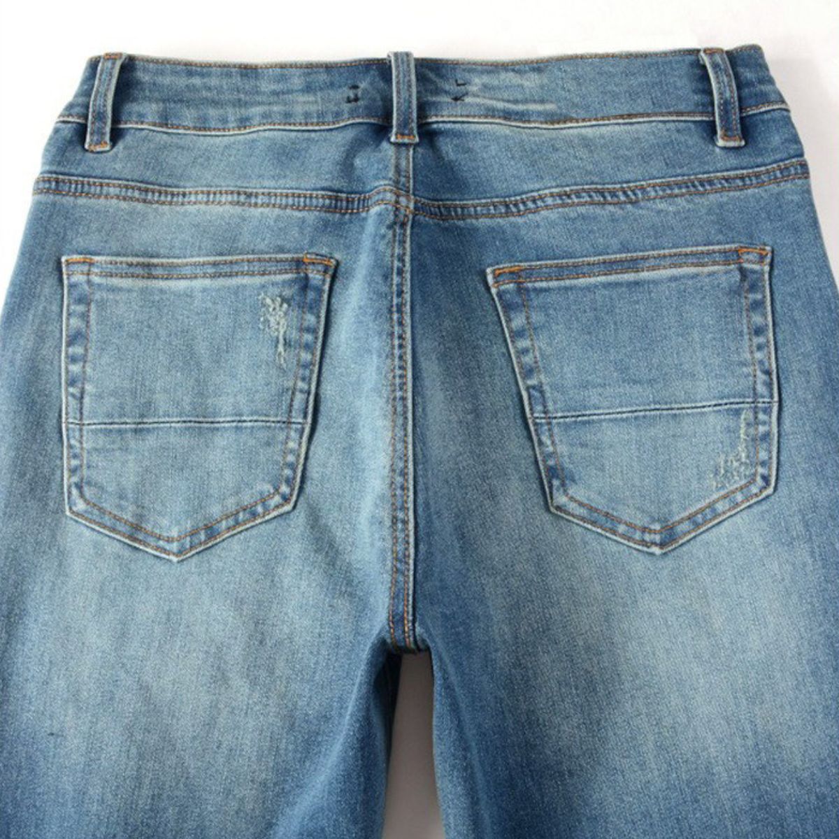 Slim Fit Jeans Dark Blue And Black