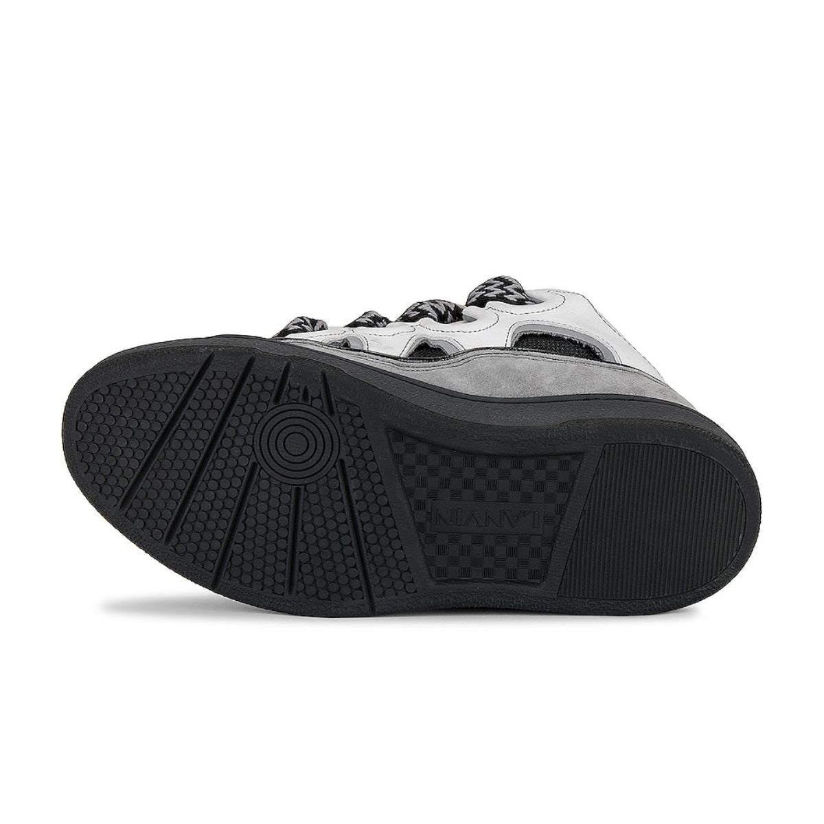 Lanvin Curb White And Anthracite