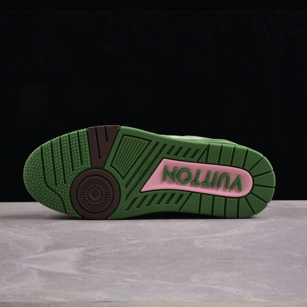 Louis Vuitton Trainer Monogram Green