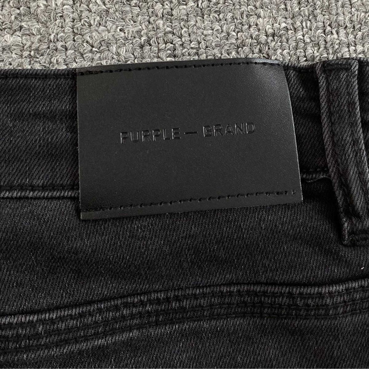 Purple Brand Jeans Flare Black Diamond Writing