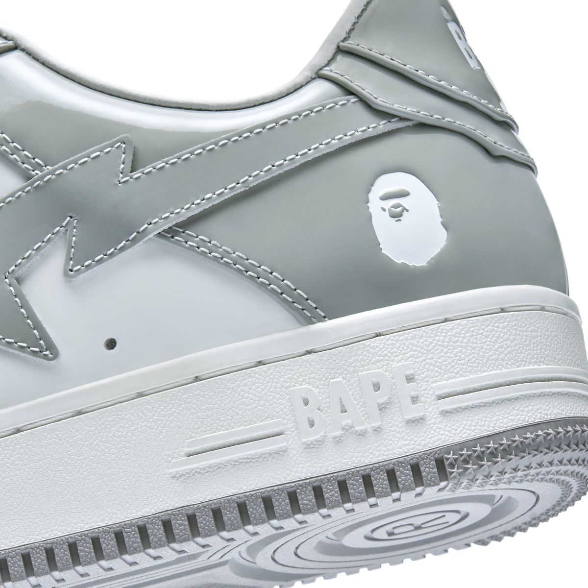 A Bathing Ape Bape Sta Low Grey