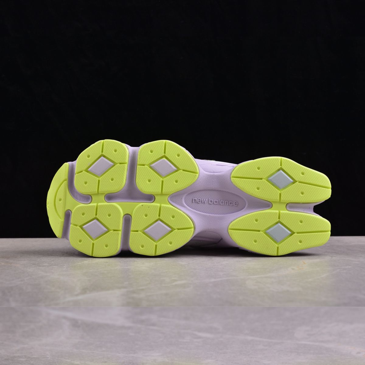 New Balance 9060 White And Lime Green