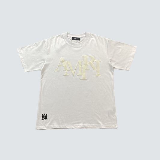 Camiseta Amiri Relief White