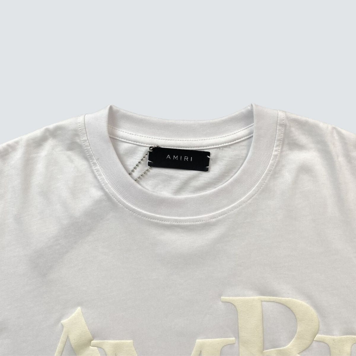 Camiseta Amiri Relief White