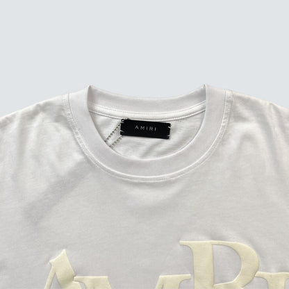 Camiseta Amiri Relief White