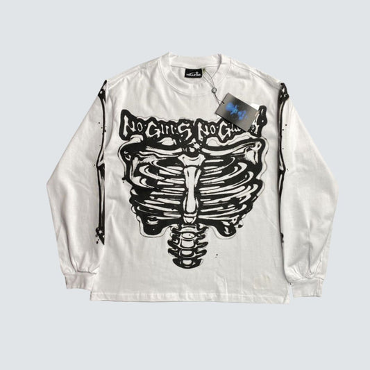 Camiseta Longsleeve Hellstar Skeleton