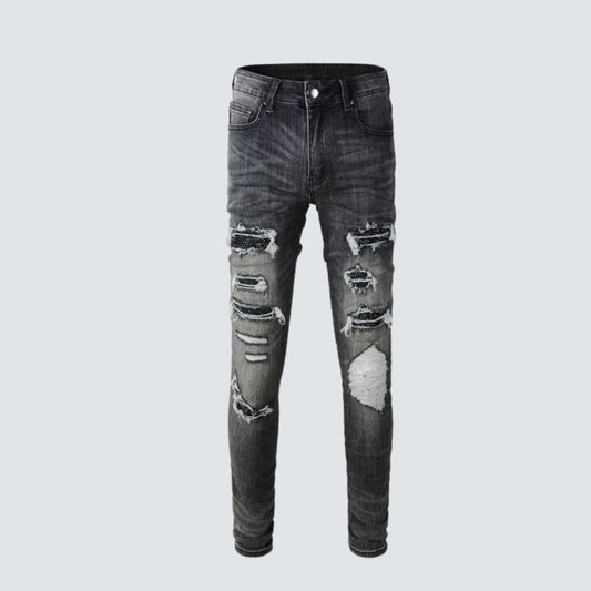 Slim Fit Jeans Grey Diamond