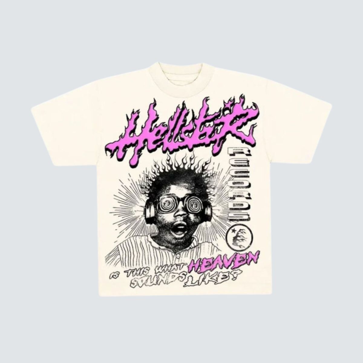 Camiseta Hellstar Sounds Like Heaven Cream