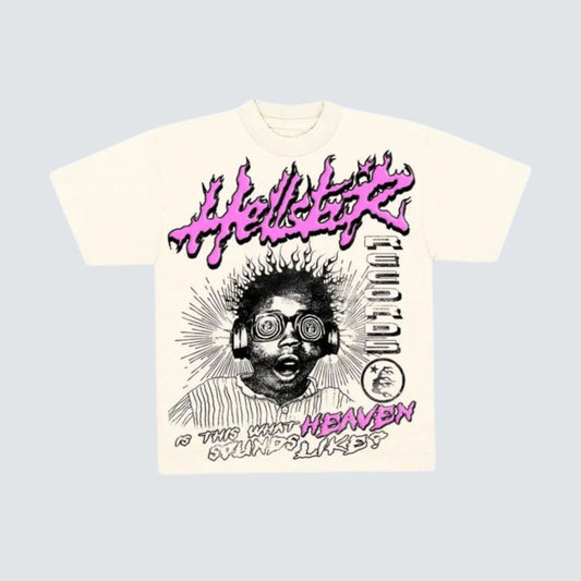 Camiseta Hellstar Sounds Like Heaven Cream