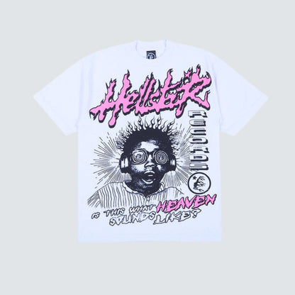 Camiseta Hellstar Sounds Like Heaven White