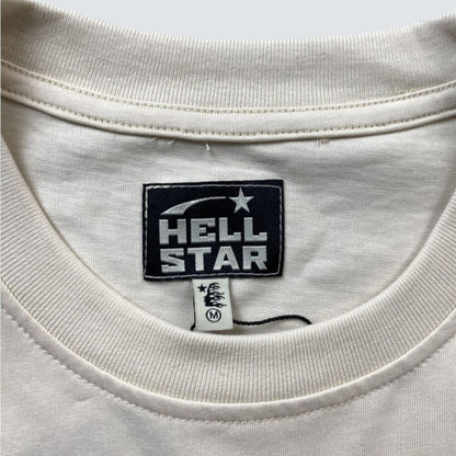 Camiseta Hellstar Records Hollywood CA Cream
