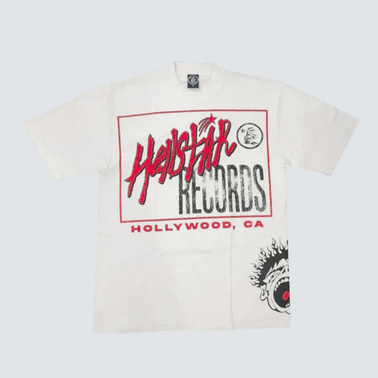 Camiseta Hellstar Records Hollywood CA White