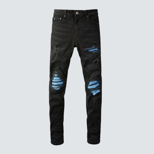 Amiri Jeans Black And Blue