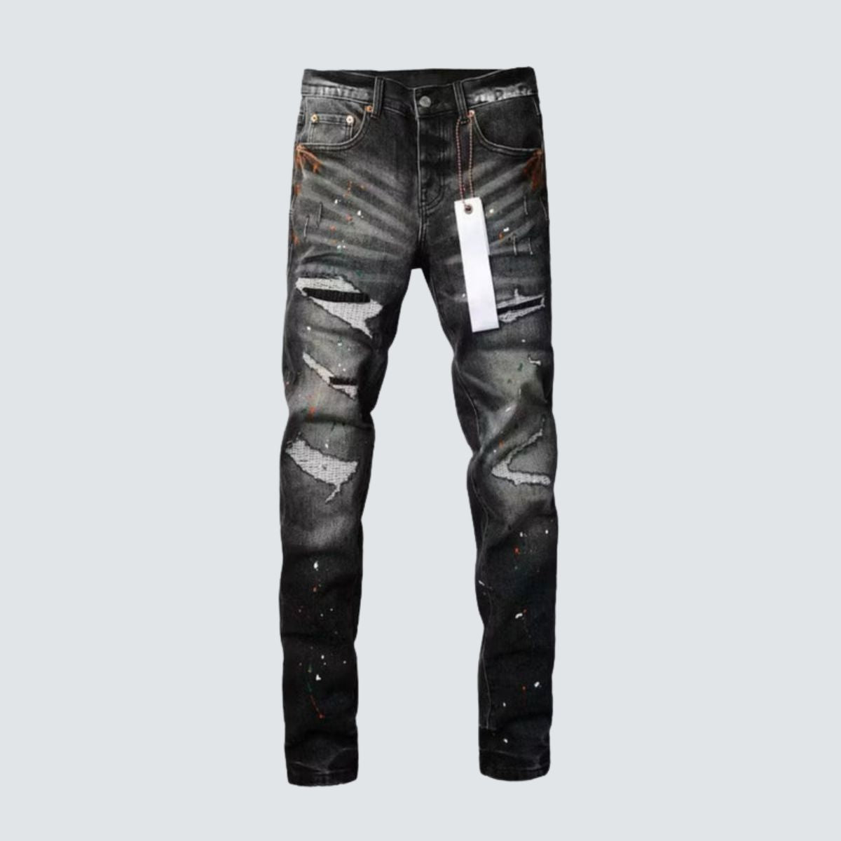 Purple Brand Jeans Graffiti
