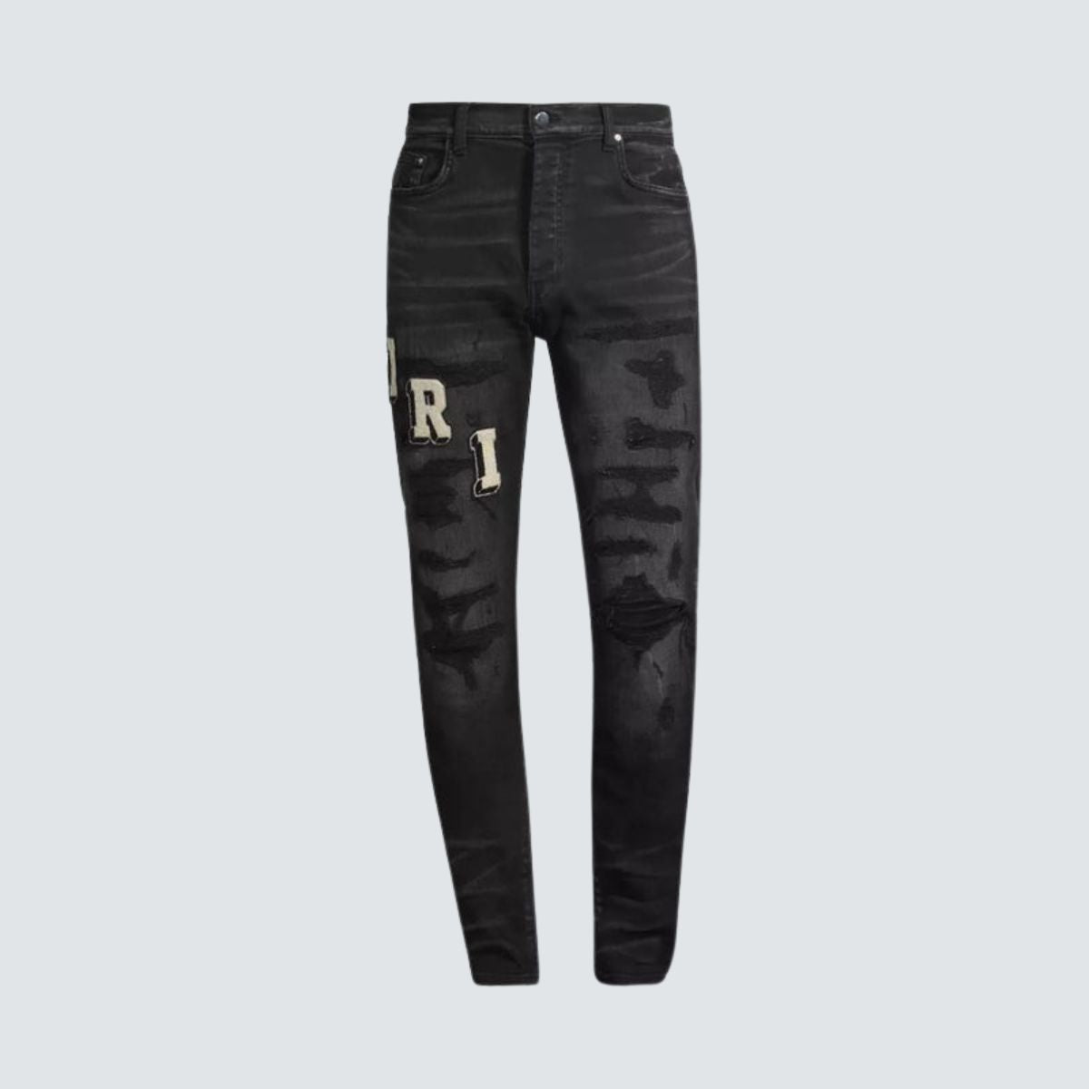 Amiri Jeans Jeans Destroyed Black
