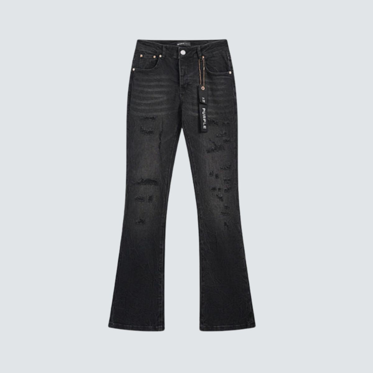 Purple Brand Jeans Flare Black
