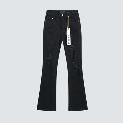 Purple Brand Jeans Flare Black