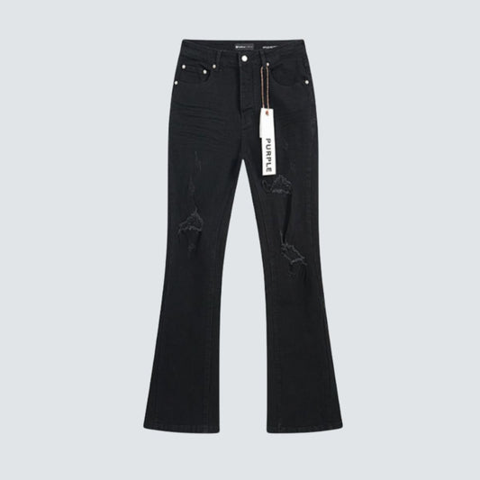 Purple Brand Jeans Flare Black