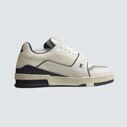 Louis Vuitton Trainer Monogram White And Dark Blue