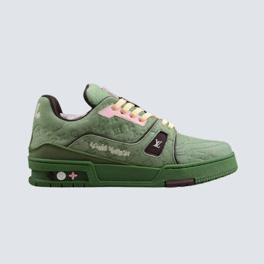 Louis Vuitton Trainer Monogram Green