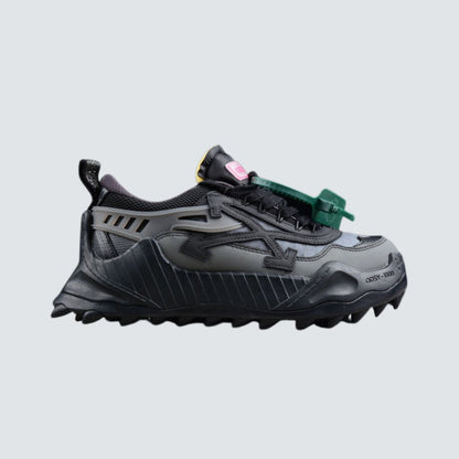 Off-White 1000 Odsy Leather Black And Grey