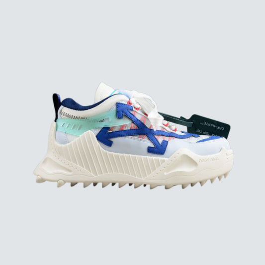 Off-White 1000 Odsy Leather White Blue And Orange