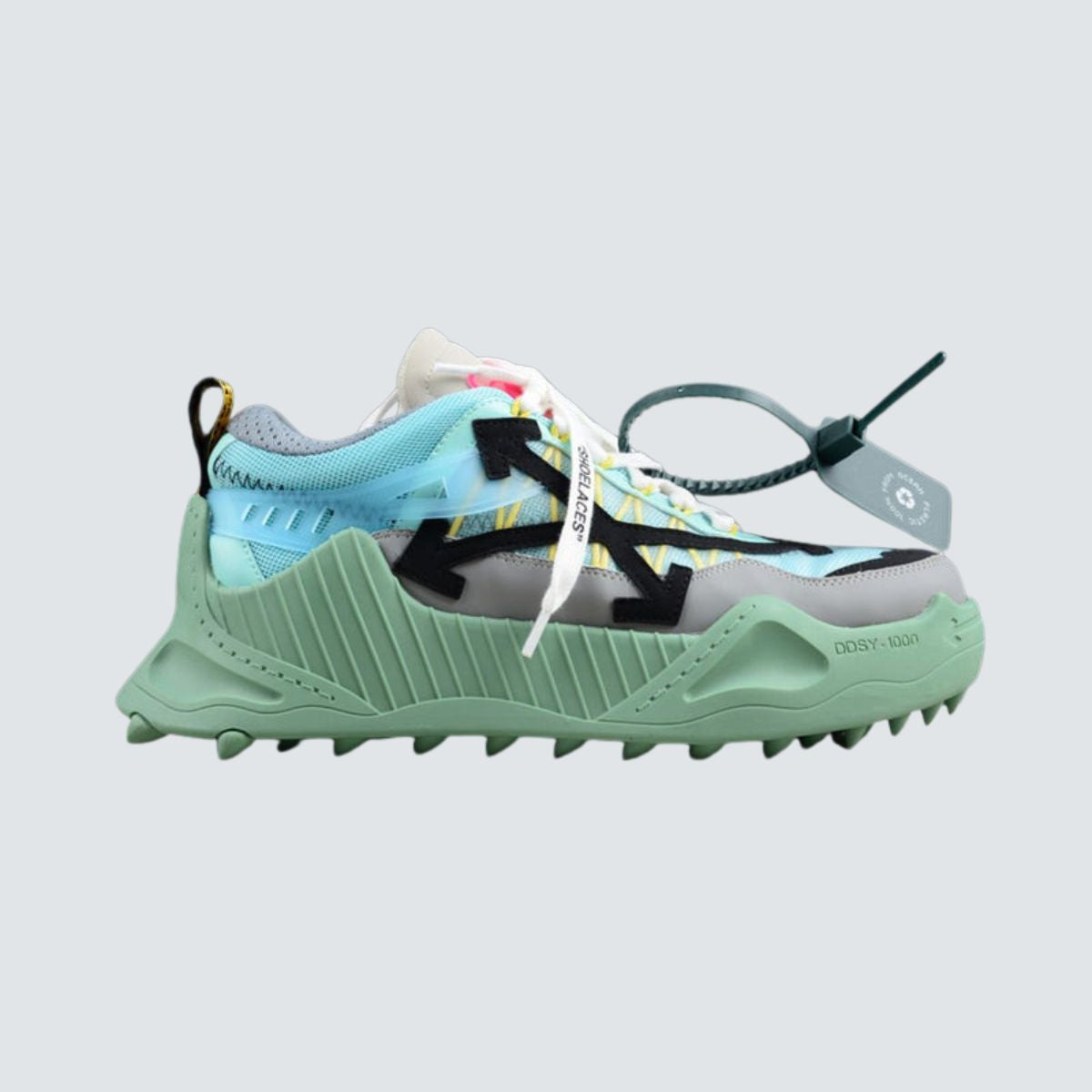 Off-White 1000 Odsy Leather Green