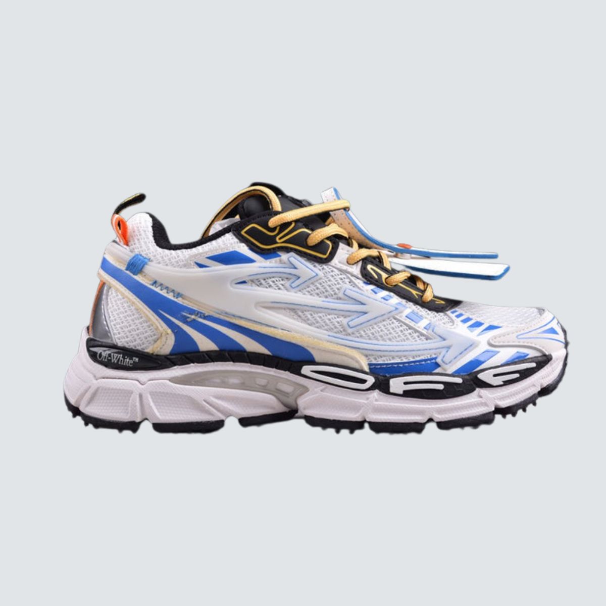Off-White Be Right Back Blue And Yellow