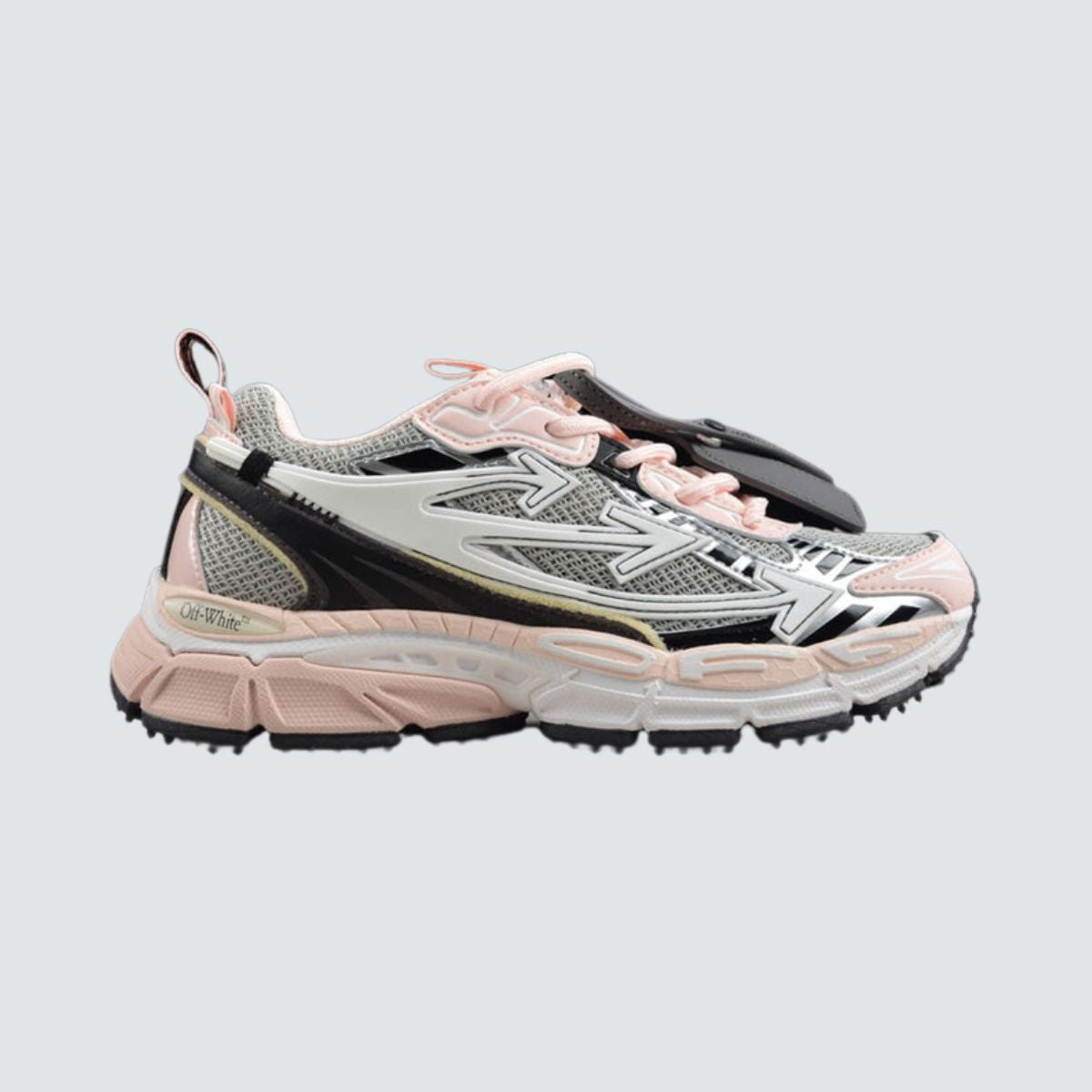 Off-White Be Right Back Pink And Grey