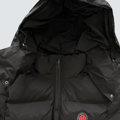 Jaqueta Puffer Trapstar Irongate Black And Red