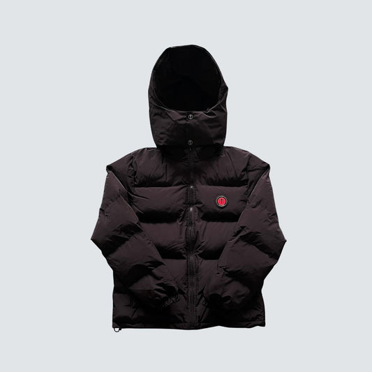Jaqueta Puffer Trapstar Irongate Black And Red