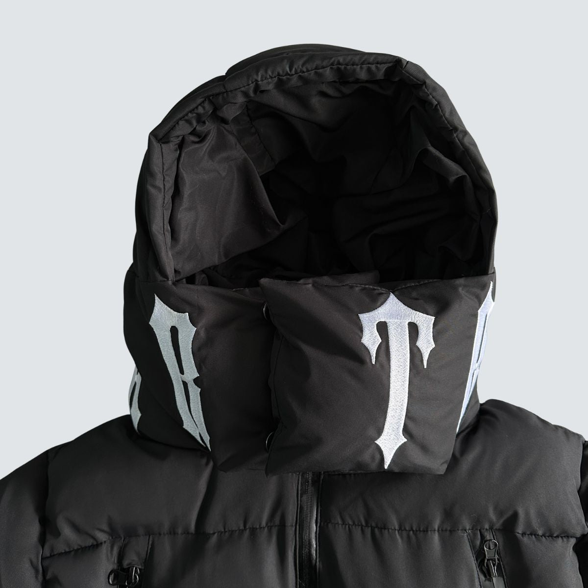 Jaqueta Trapstar Irongate Collar Puffer Black