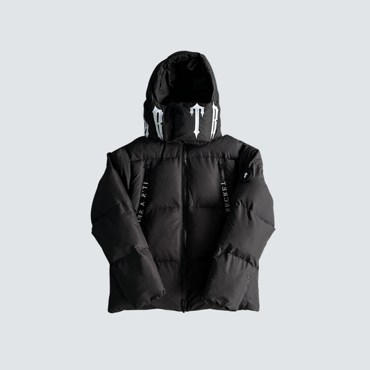Jaqueta Trapstar Irongate Collar Puffer Black