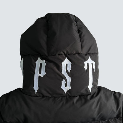 Jaqueta Trapstar Irongate Collar Puffer Black