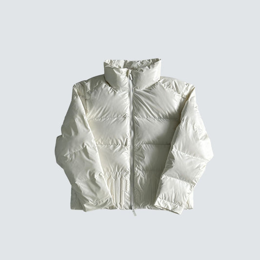 Jaqueta Puffer Trapstar Irongate Embossed White