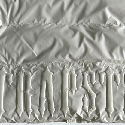 Jaqueta Puffer Trapstar Irongate Embossed White