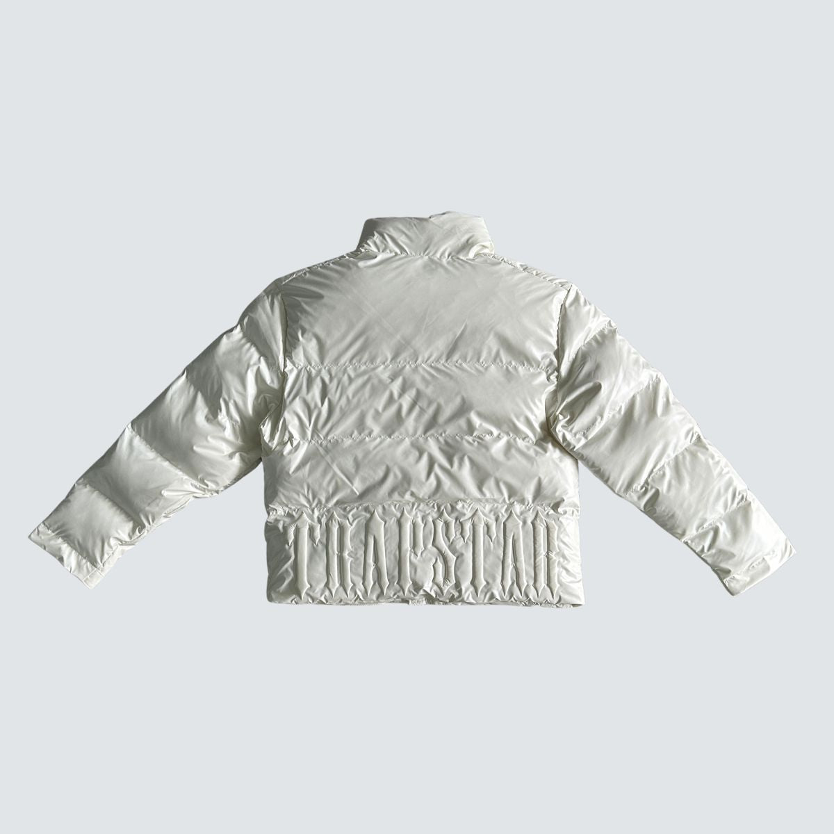 Jaqueta Puffer Trapstar Irongate Embossed White