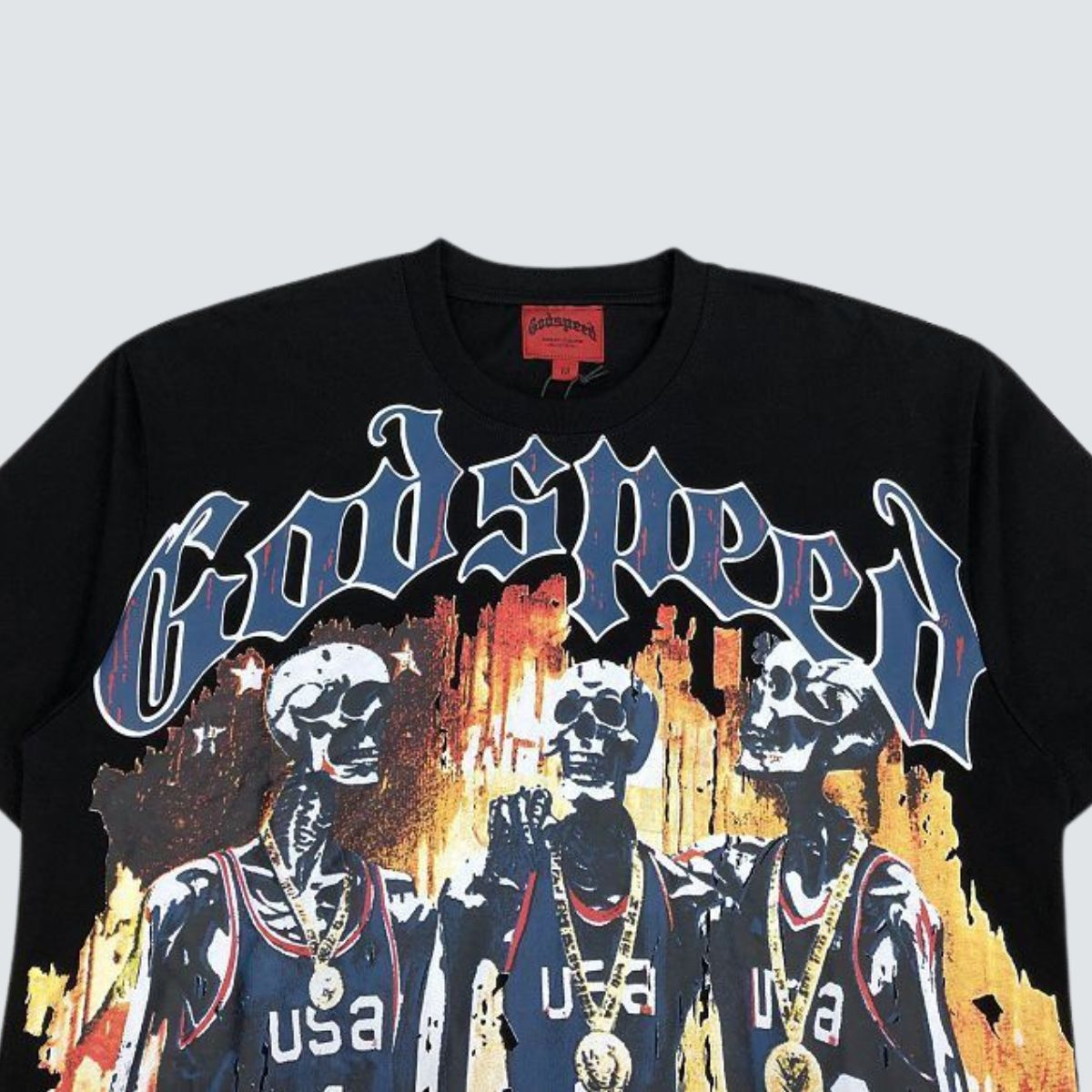 Camiseta Godspeed Basketball Fire