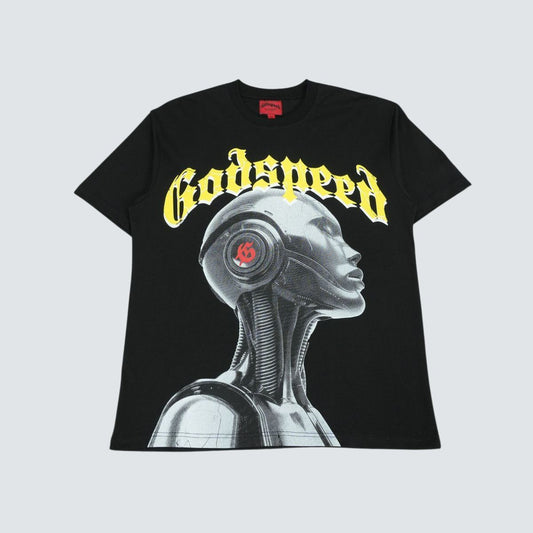 Camiseta Godspeed Robots Black Yellow