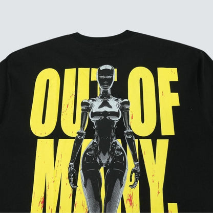 Camiseta Godspeed Robots Black Yellow