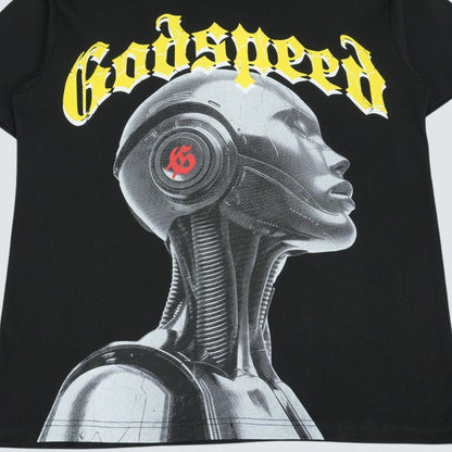 Camiseta Godspeed Robots Black Yellow