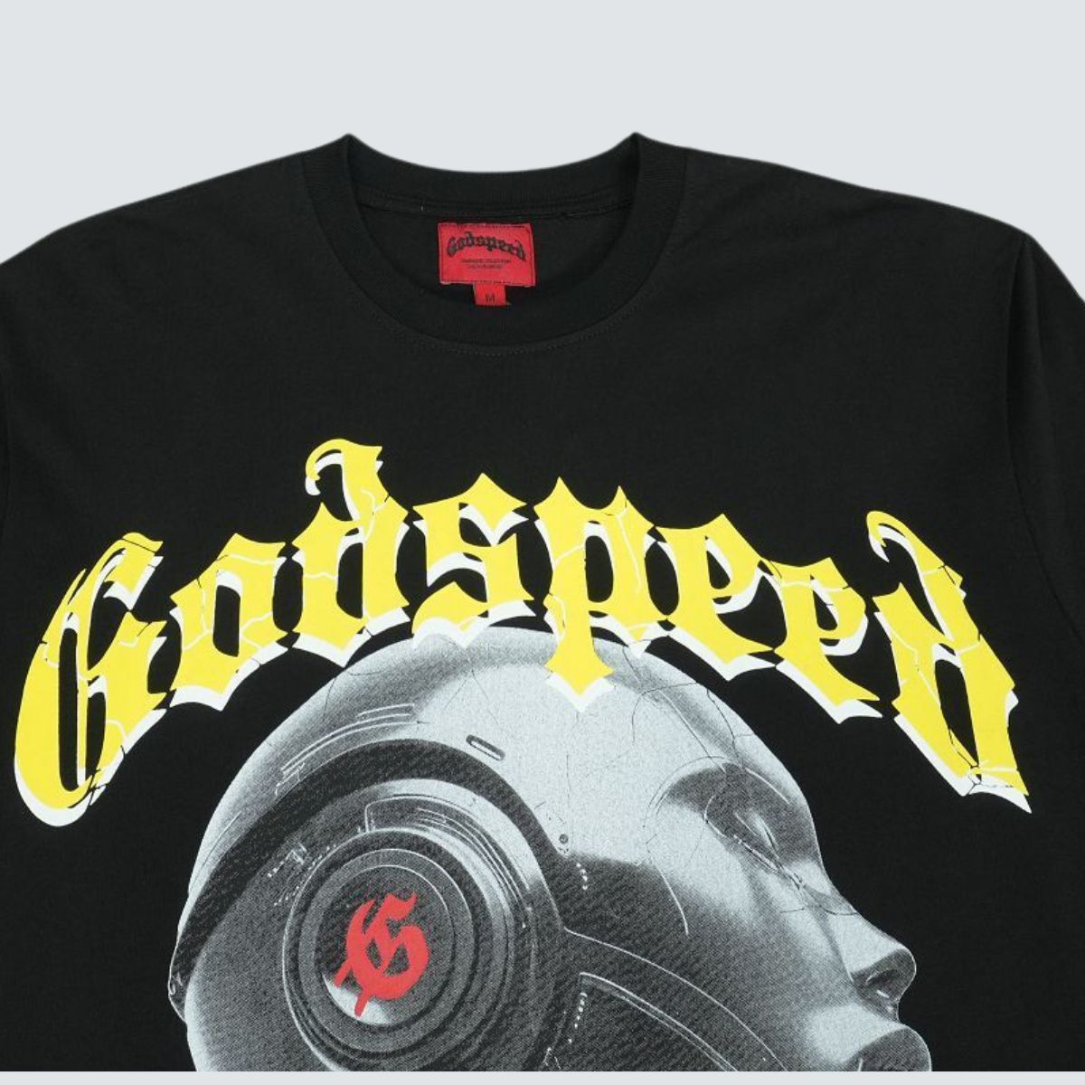 Camiseta Godspeed Robots Black Yellow