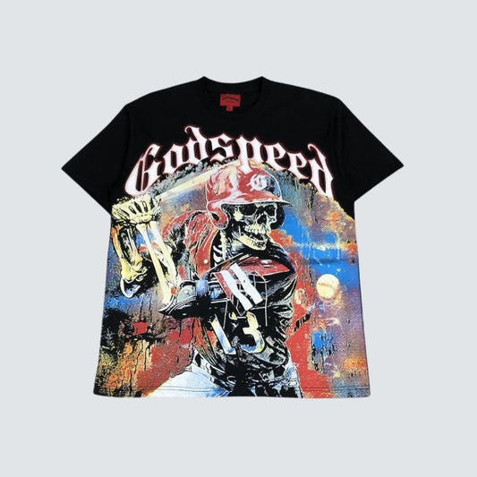 Camiseta Godspeed Baseball Black