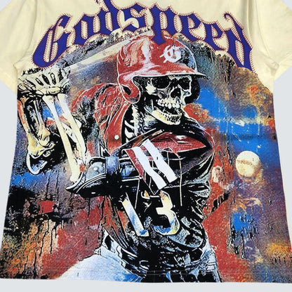 Camiseta Godspeed Baseball Cream